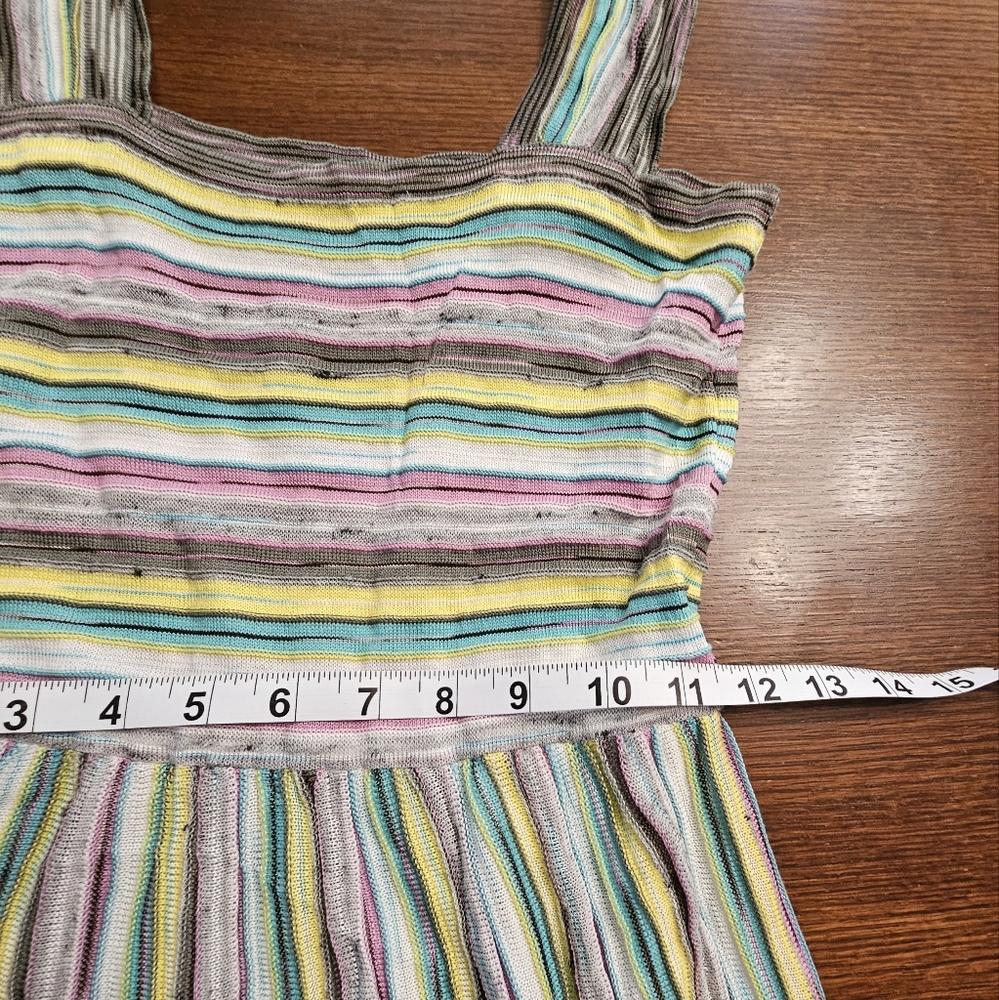M By Missoni Y2K Sundress Multicolor Knit Size 4 - Picture 11 of 13